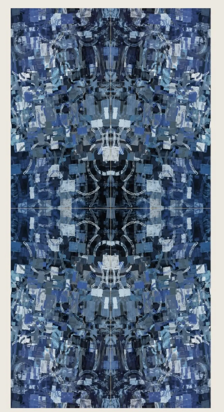 Four-way bookmatch: EF-39 — Oxford Indigo