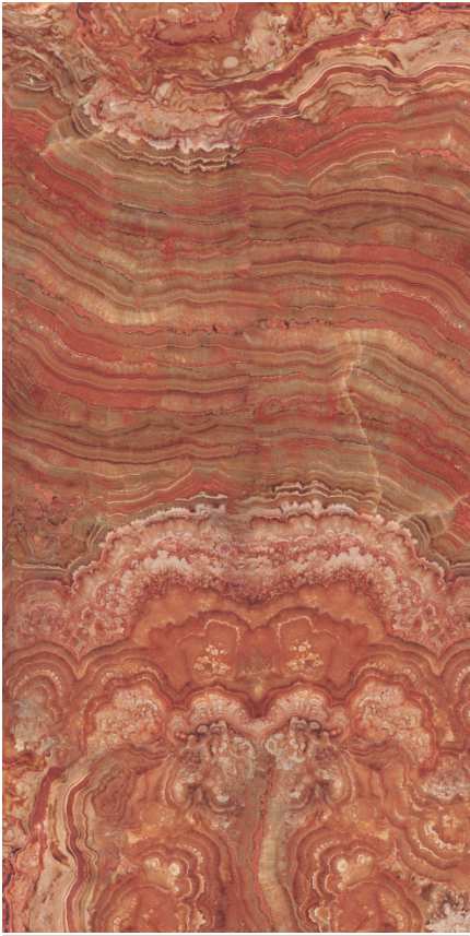 Placa Onix Rosso, linha Marmo Stone
