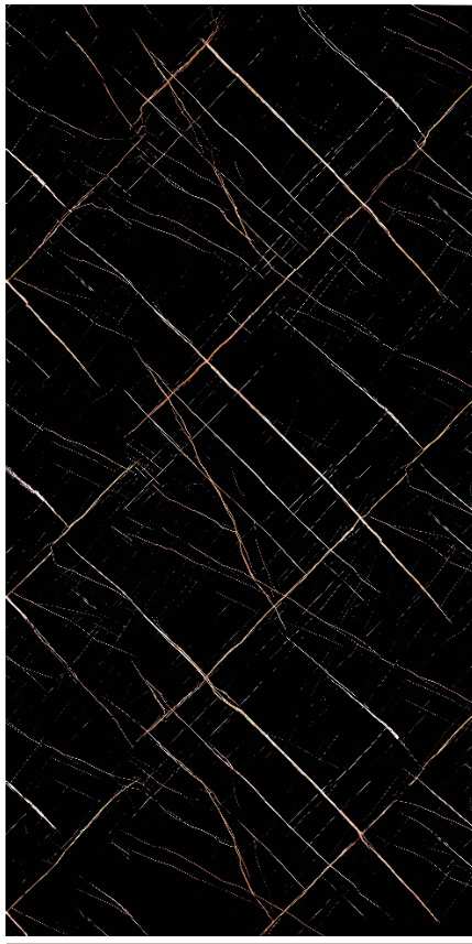 Placa Nero Marquine Black, linha Marmo Stone