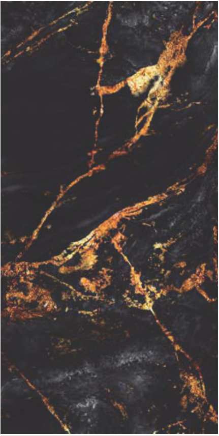 Placa Nero Gold, linha Marmo Stone