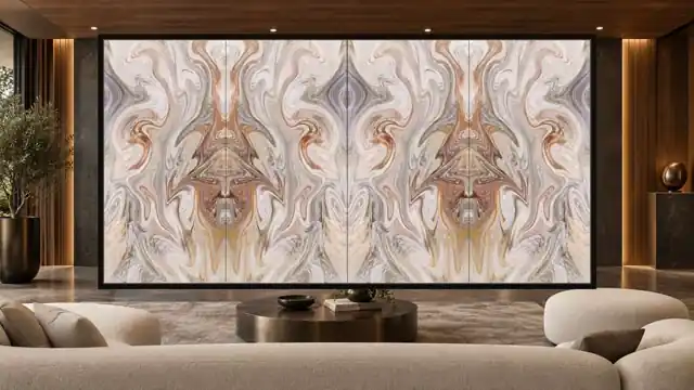 Blush Ivory, EF-04, painel na versão colada e opaca