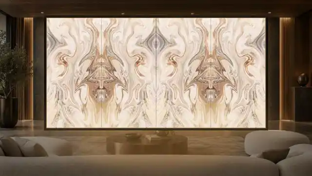 Blush Ivory, EF-04, painel retroiluminado com luz interna mate 3000 K