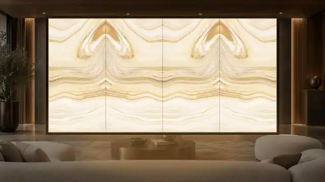 Champagne Dune, EF-05, painel retroiluminado com luz interna mate 3000 K