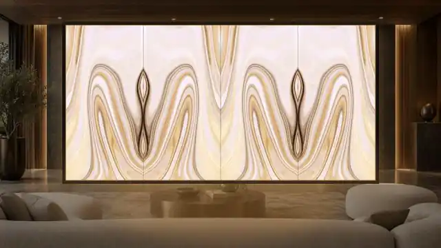 Lilac Gold, EF-06, painel retroiluminado com luz interna mate 3000 K