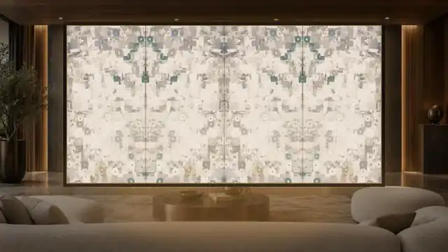 Barcelona Pearl, EF-08, painel retroiluminado com luz interna mate 3000 K