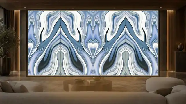 Nordic Azure, EF-33, painel retroiluminado com luz interna mate 3000 K